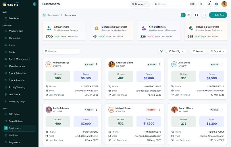 Business Video Call Dashboard