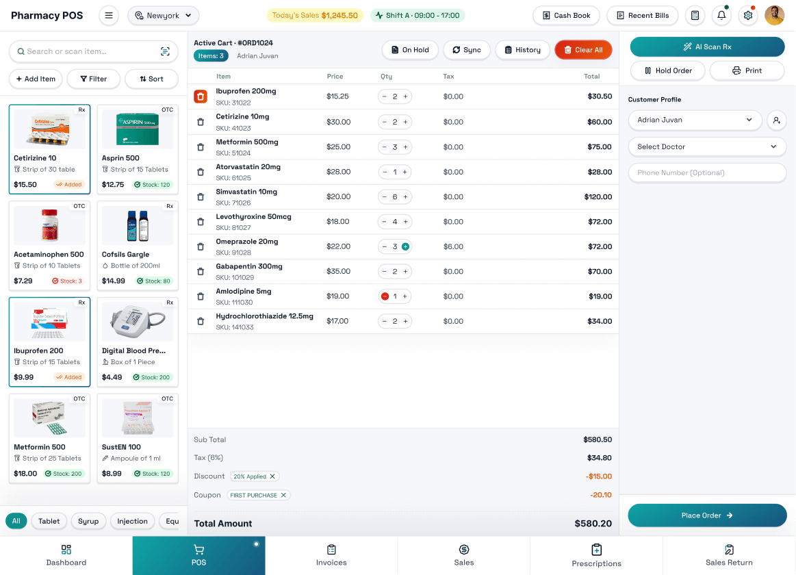 Pharmacy POS