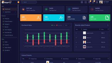 Dreams Pos admin template